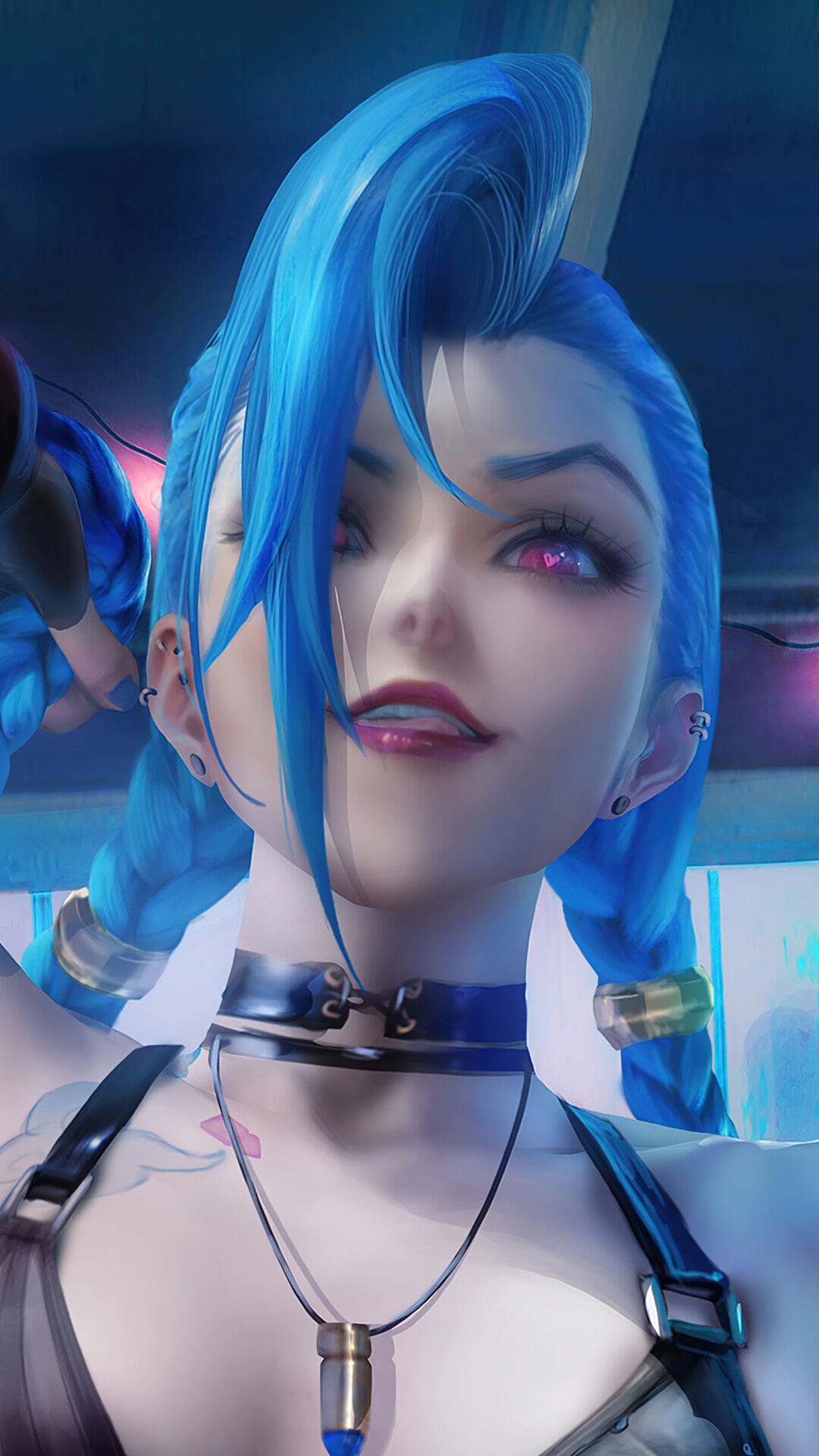 Jinx from Arcane HD Phone Wallpaper