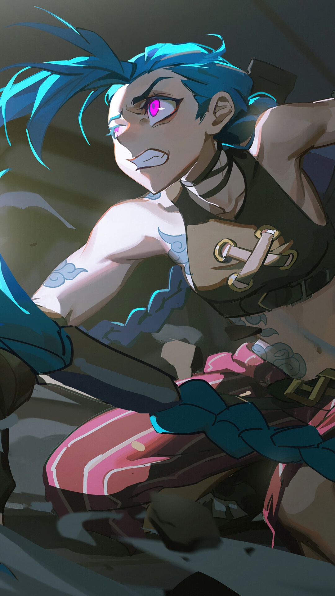 Jinx from Arcane HD Phone Wallpaper