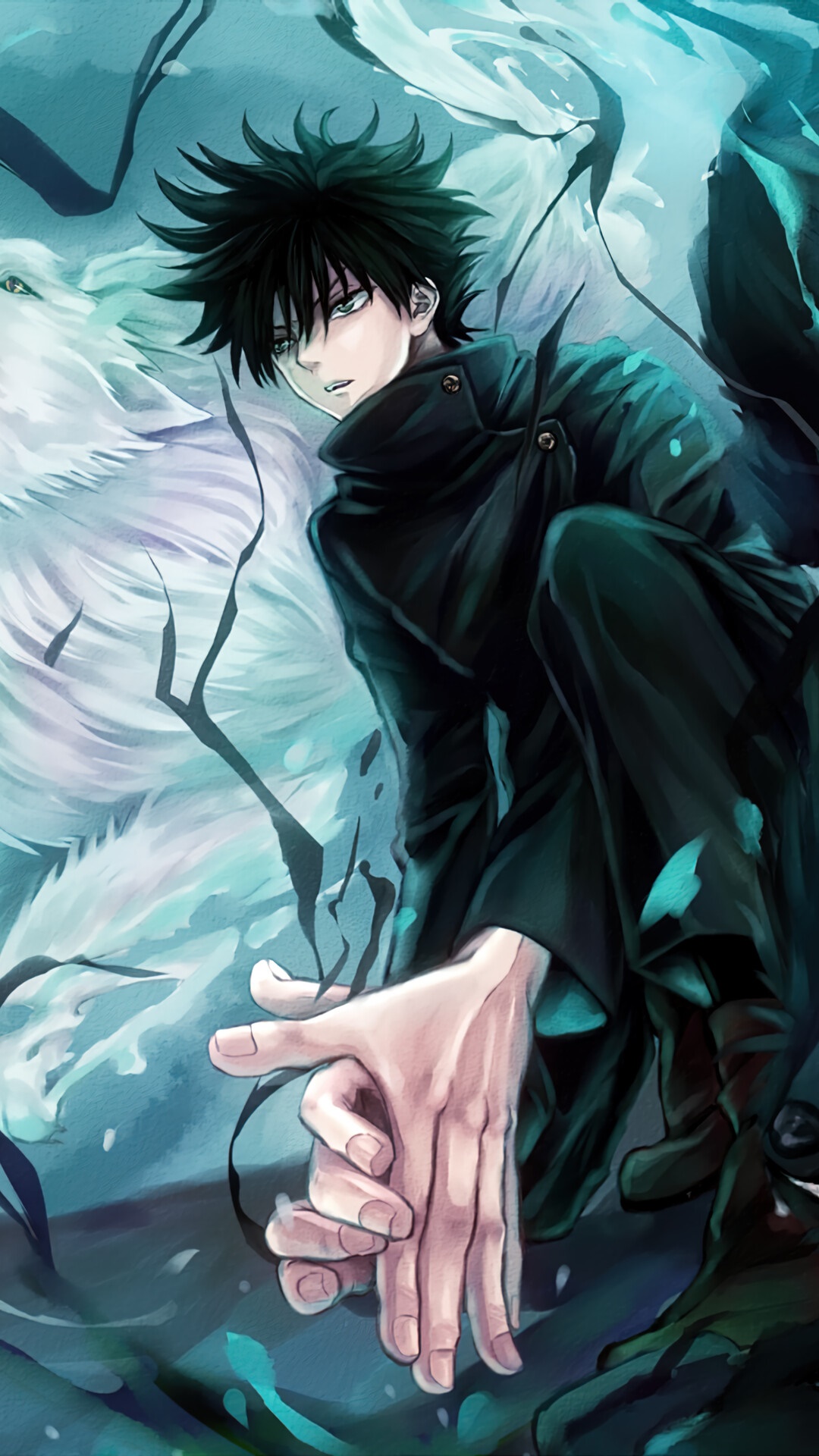Megumi Fushiguro from Jujutsu Kaisen HD Phone Wallpaper