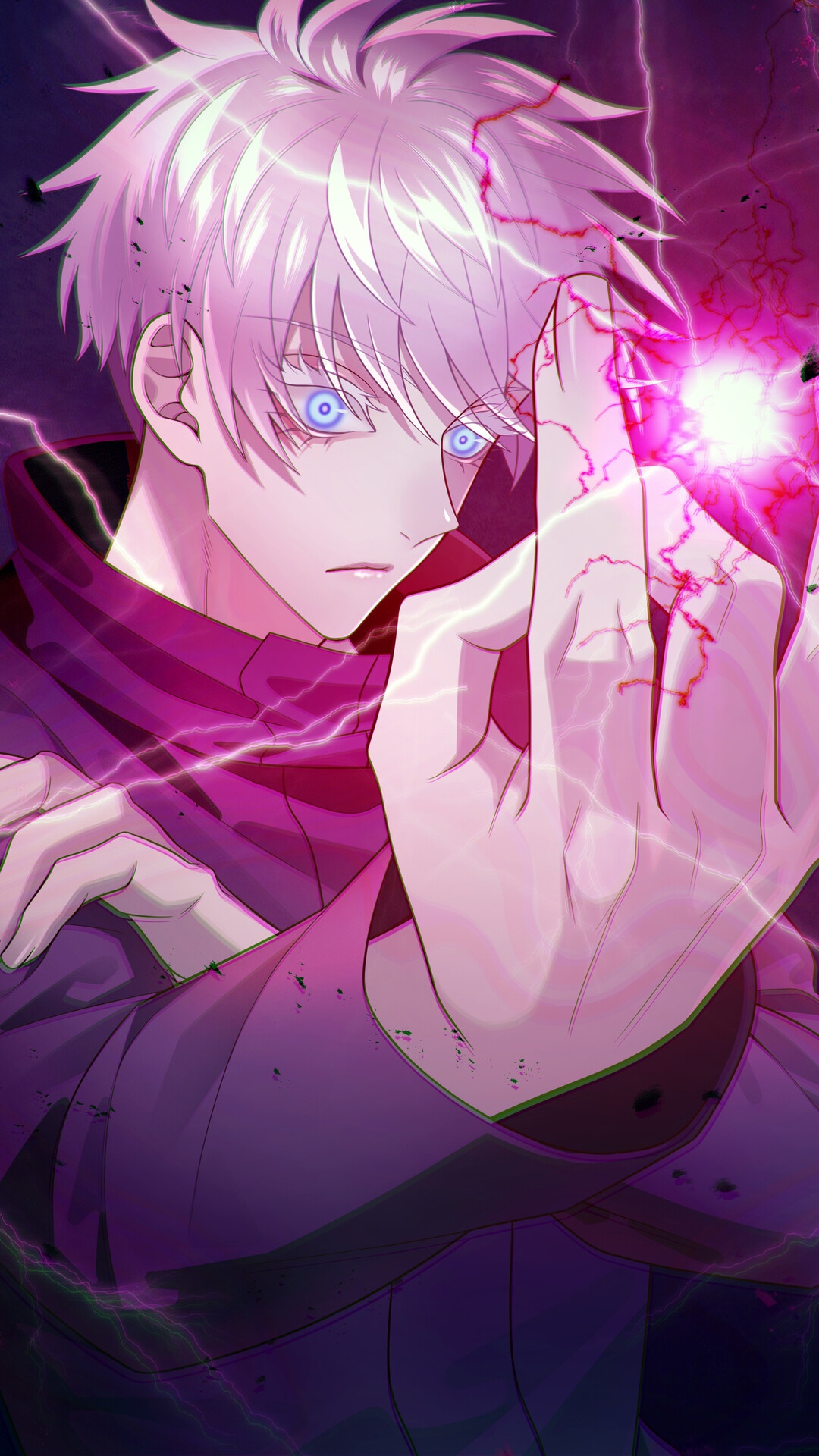 Satoru Gojo from Jujutsu Kaisen HD Phone Wallpaper