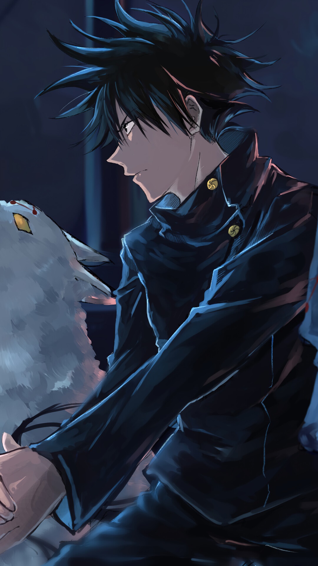 Megumi Fushiguro from Jujutsu Kaisen HD Phone Wallpaper