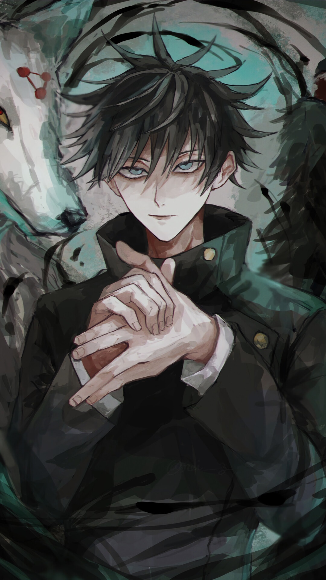 Megumi Fushiguro from Jujutsu Kaisen HD Phone Wallpaper