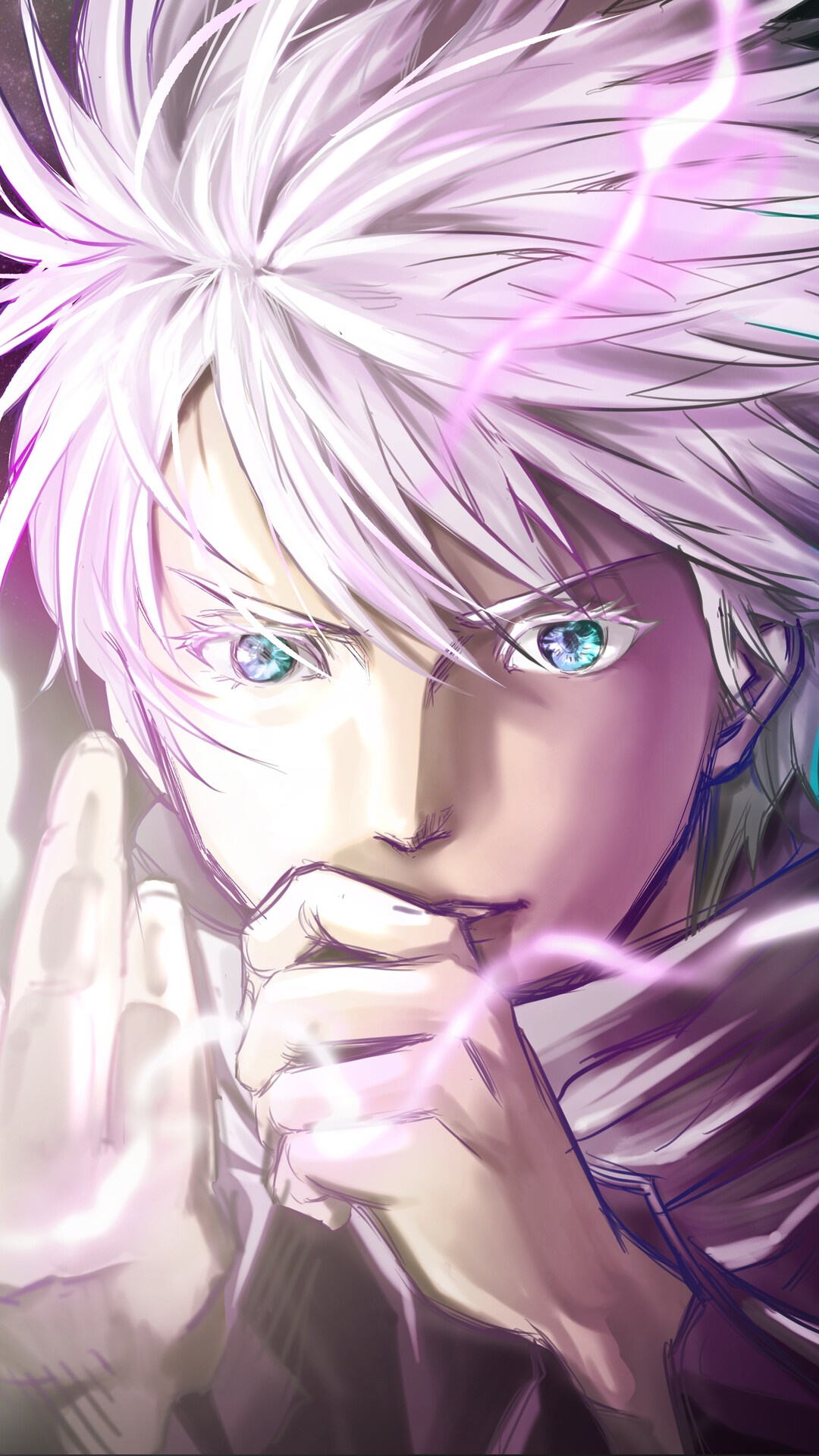 Satoru Gojo from Jujutsu Kaisen HD Phone Wallpaper