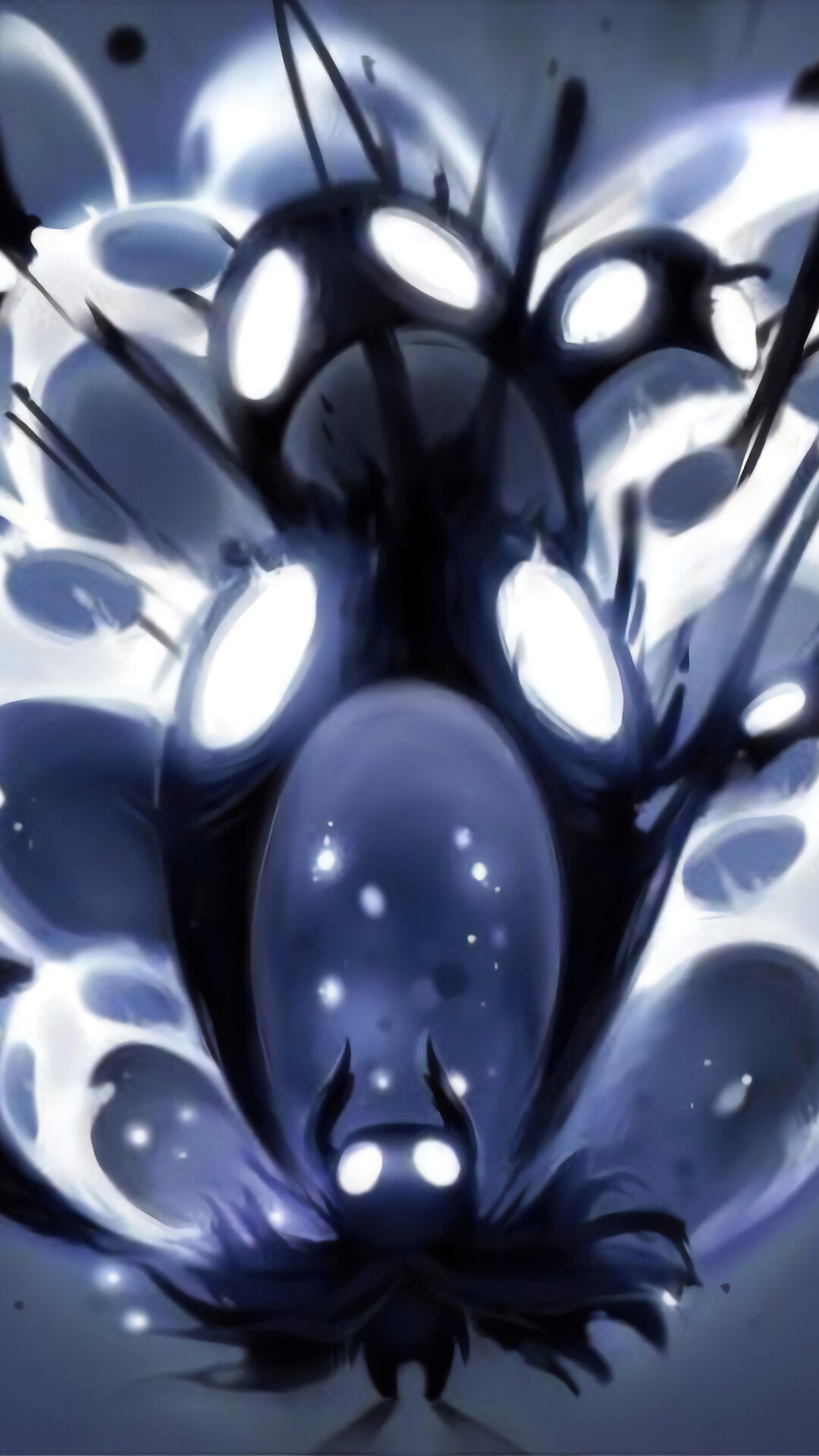 The Knight and The Radiance from Hollow Knight HD Phone Wallpaper