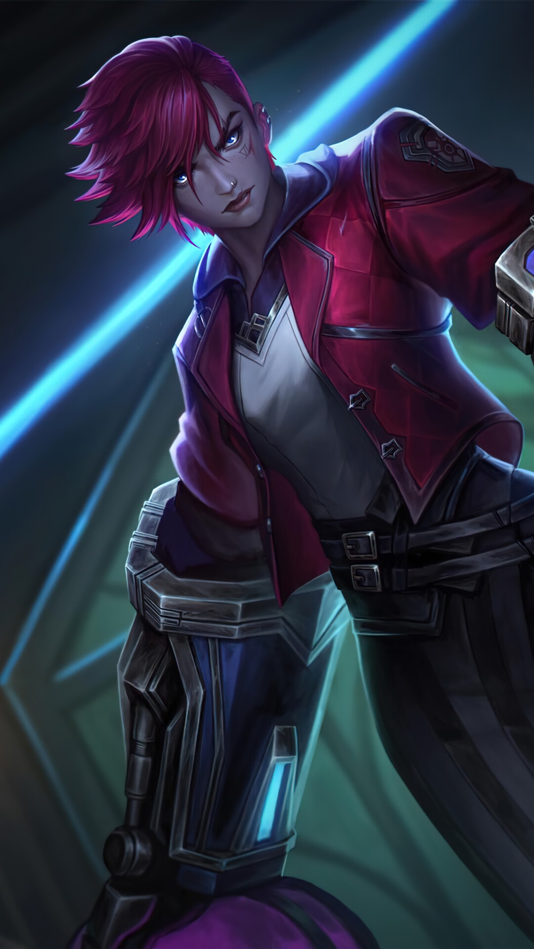 Vi from Arcane League of Legends HD Phone Wallpaper