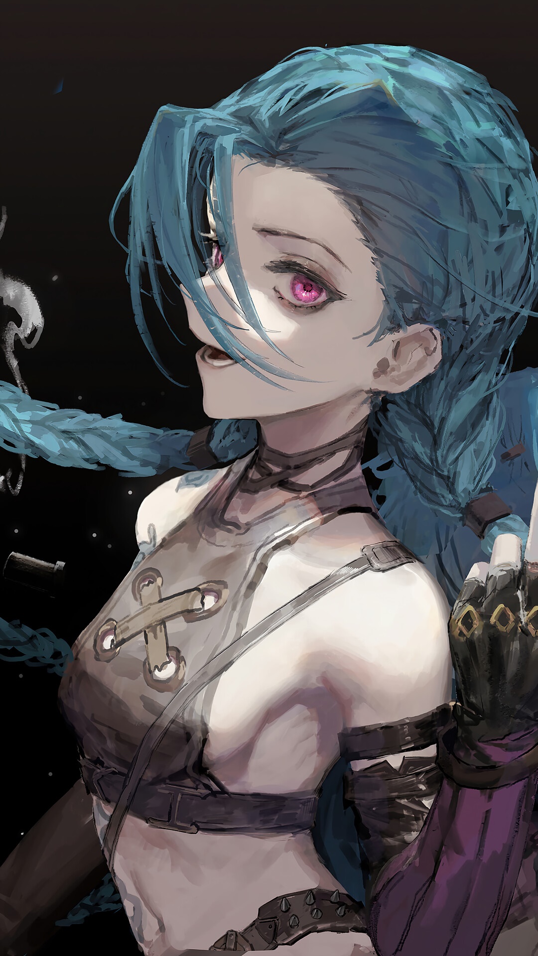 Jinx from Arcane League of Legends HD Phone Wallpaper