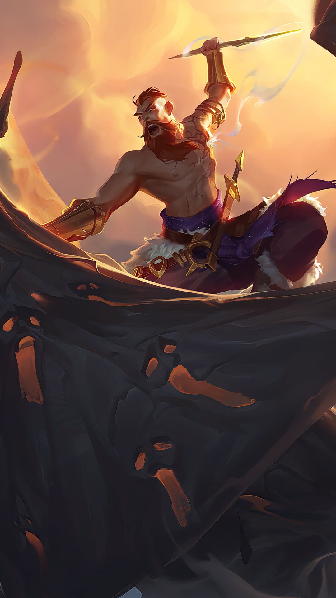 Braum from Legends of Runeterra HD Phone Wallpaper