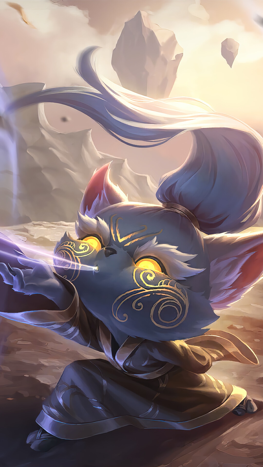 Gnar from Legends of Runeterra HD Phone Wallpaper