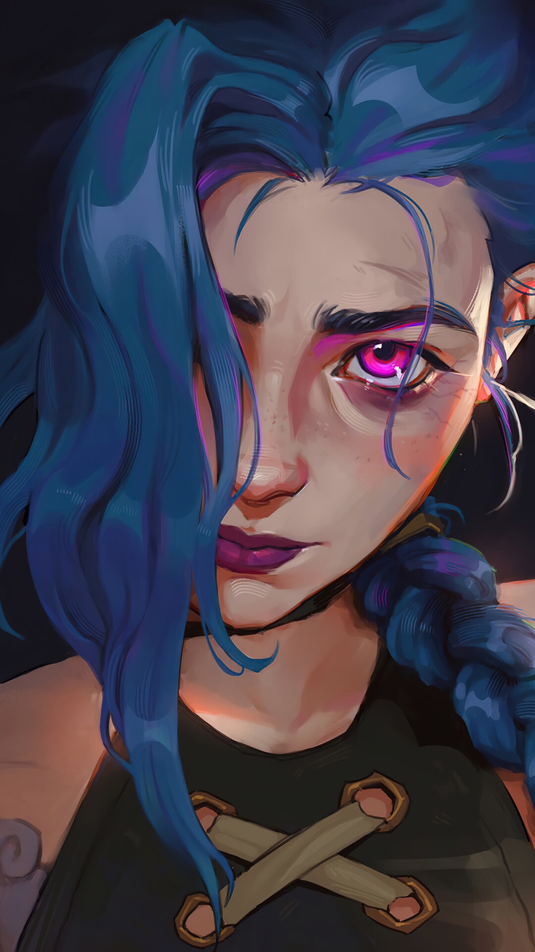 Jinx from Arcane Series HD Phone Wallpaper