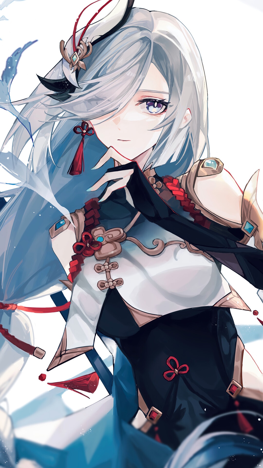 Shenhe from Genshin Impact HD Phone Wallpaper