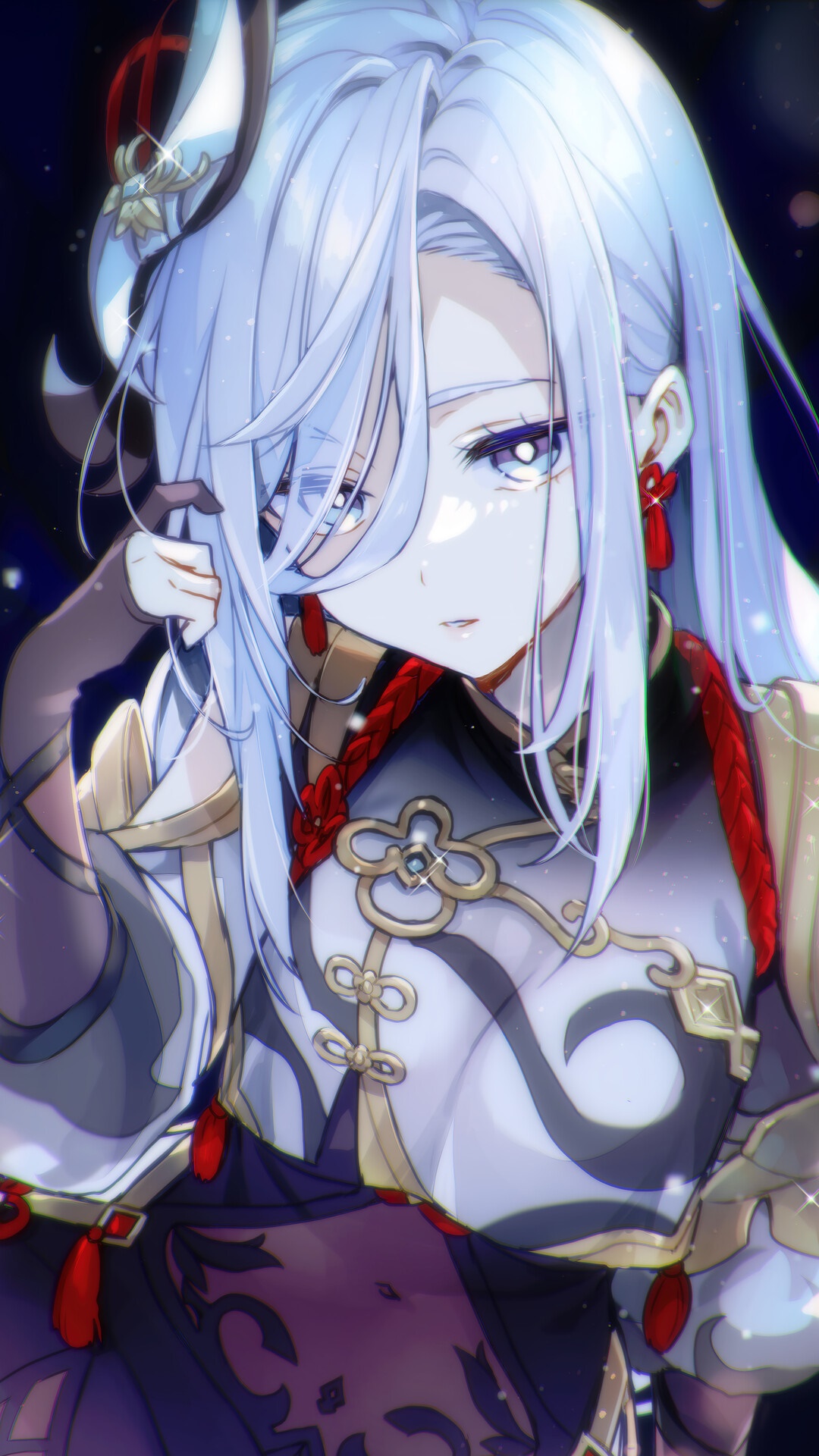 Shenhe from Genshin Impact HD Phone Wallpaper