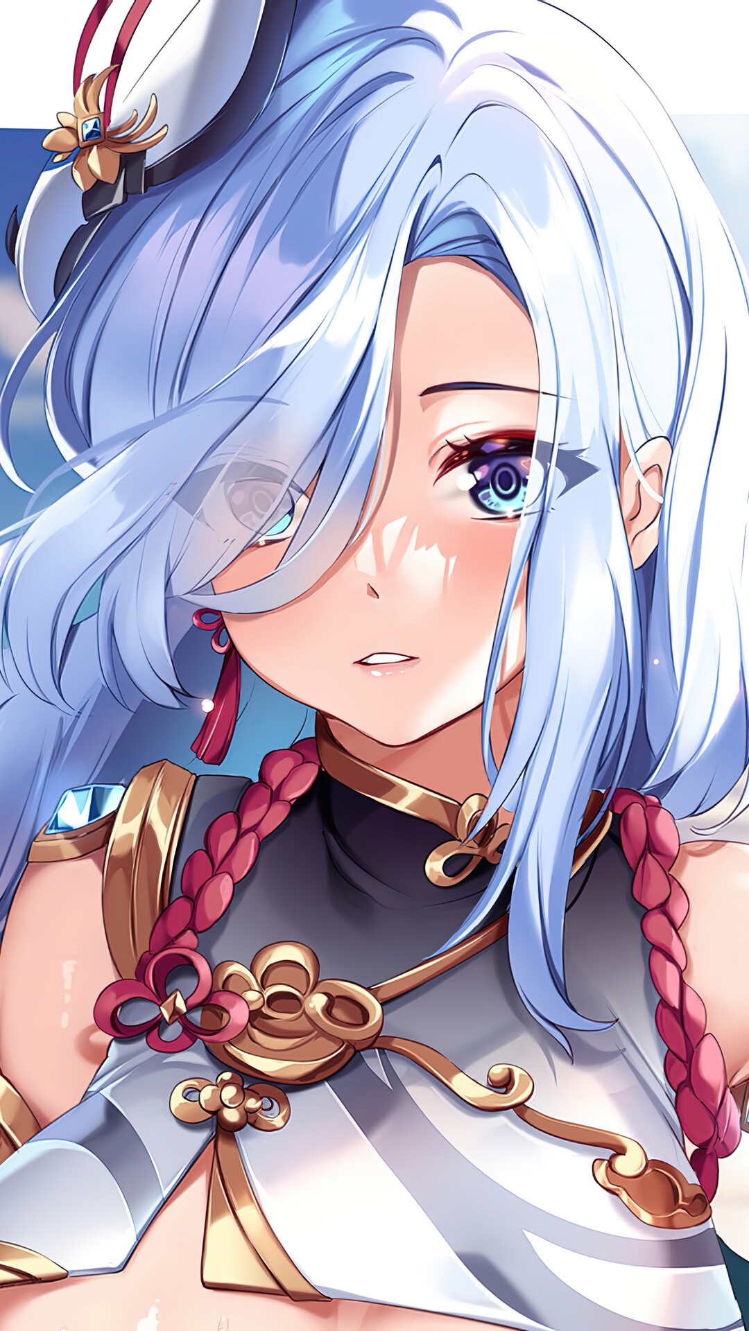 Shenhe from Genshin Impact HD Phone Wallpaper