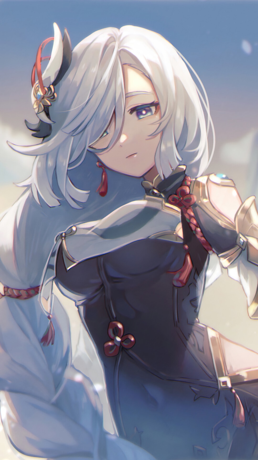 Shenhe from Genshin Impact HD Phone Wallpaper