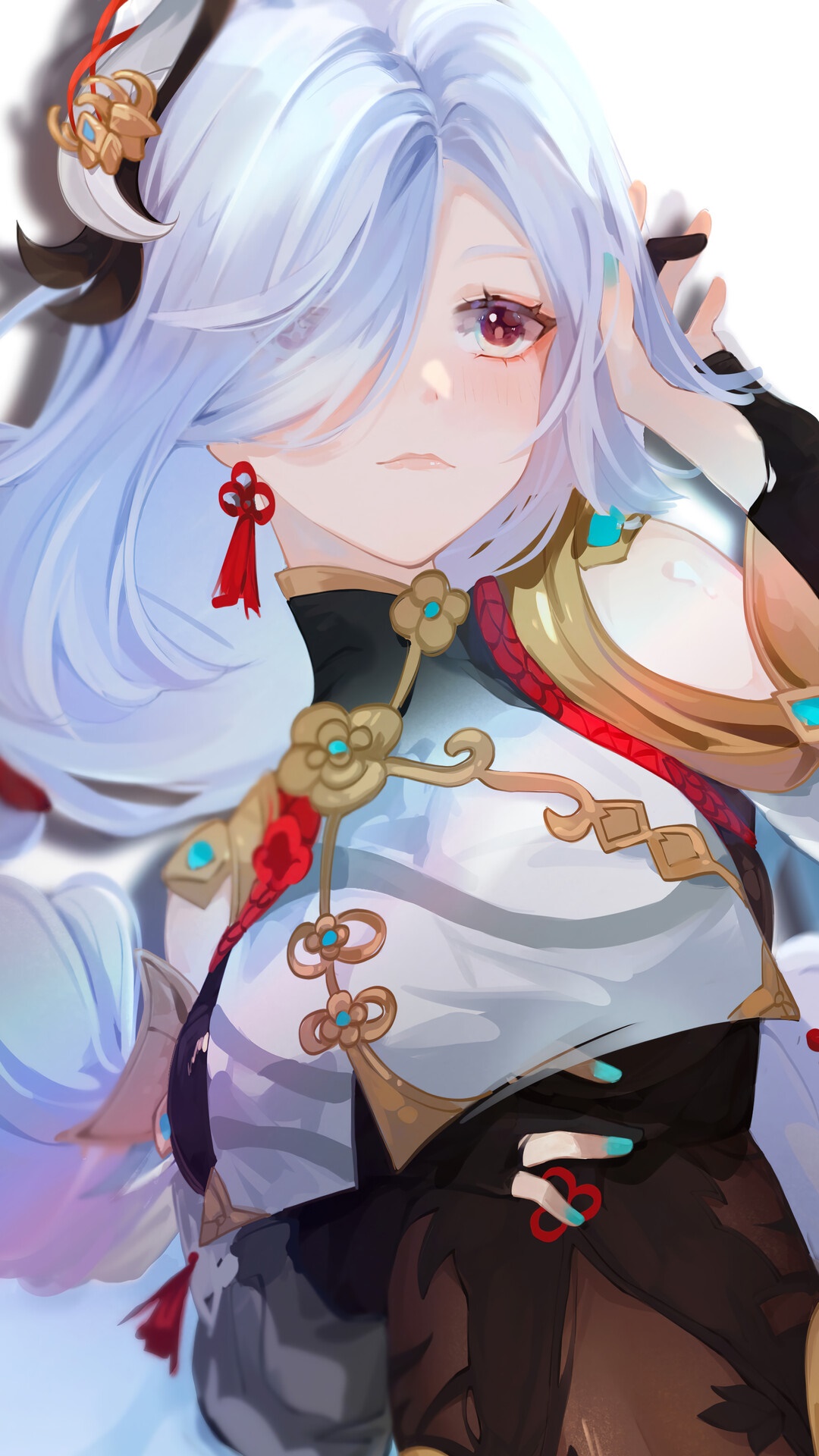 Shenhe from Genshin Impact HD Phone Wallpaper