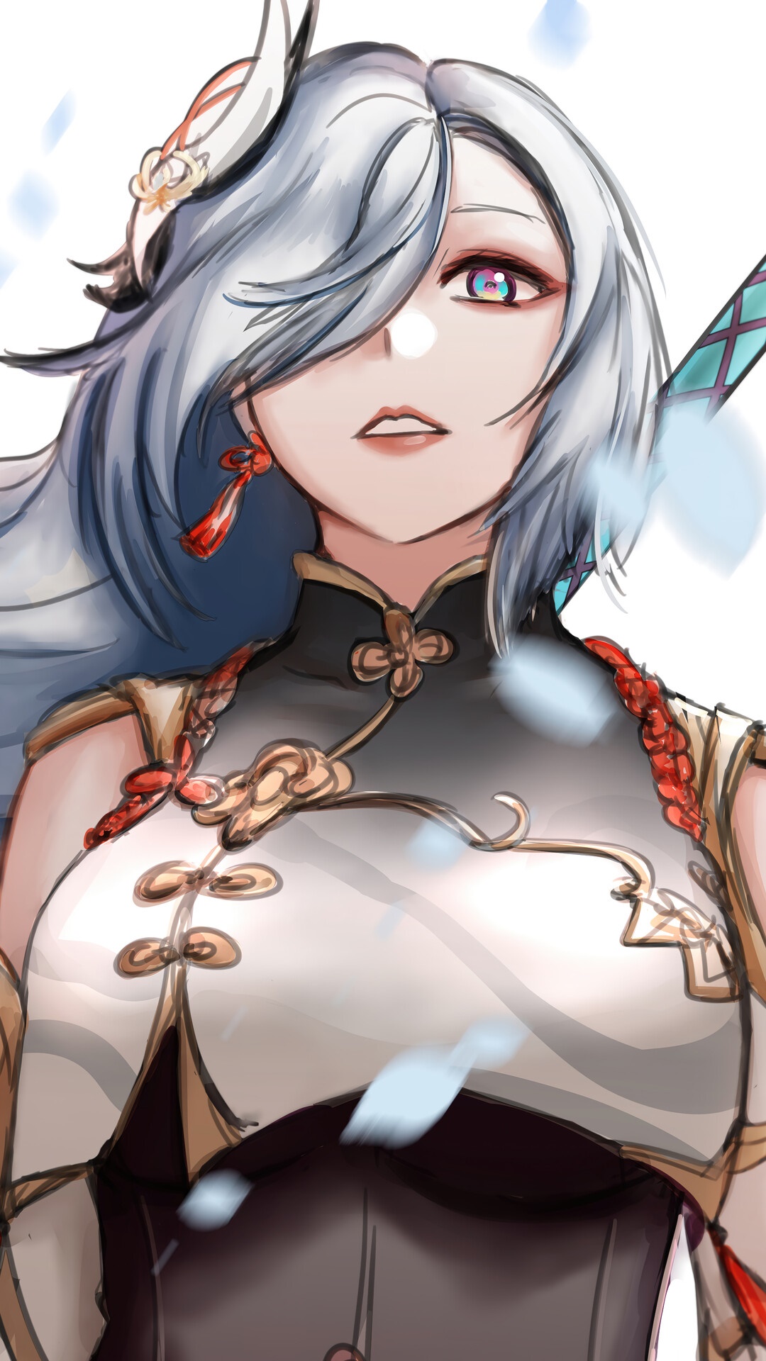 Shenhe from Genshin Impact HD Phone Wallpaper