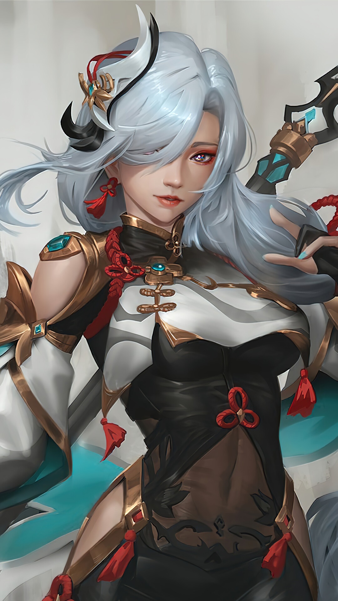Shenhe from Genshin Impact HD Phone Wallpaper