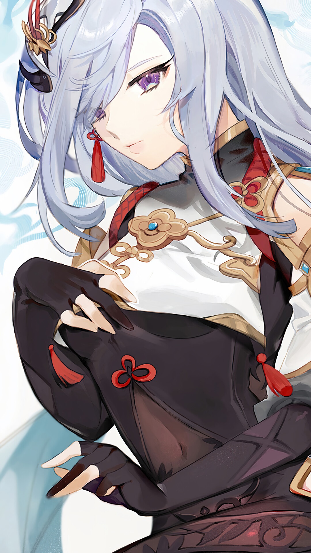 Shenhe from Genshin Impact HD Phone Wallpaper