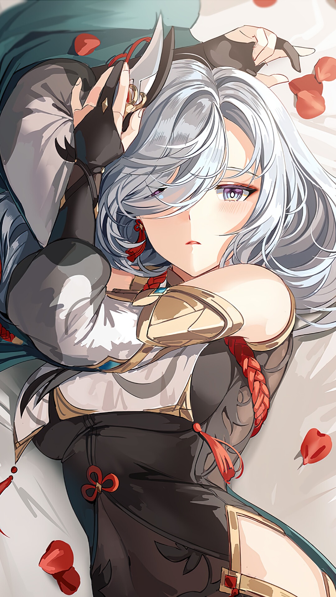 Shenhe from Genshin Impact HD Phone Wallpaper