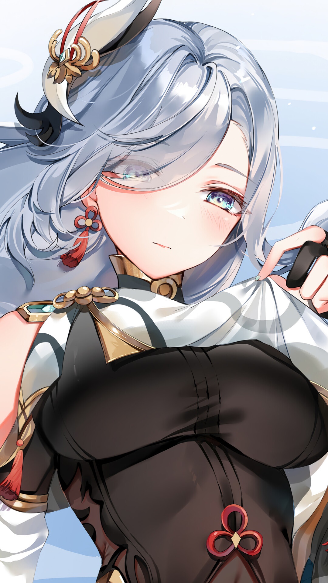 Shenhe from Genshin Impact HD Phone Wallpaper
