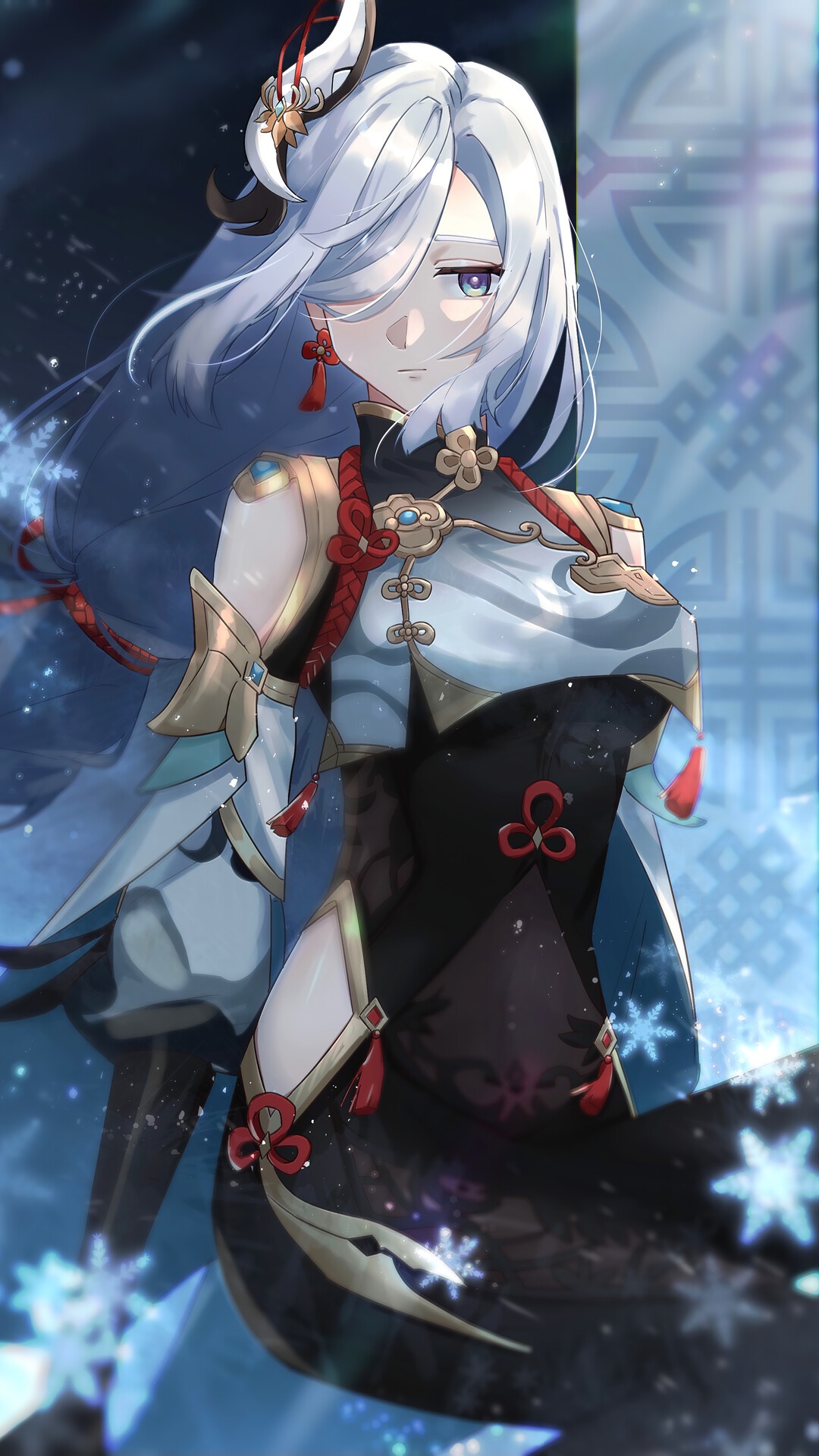 Shenhe from Genshin Impact HD Phone Wallpaper