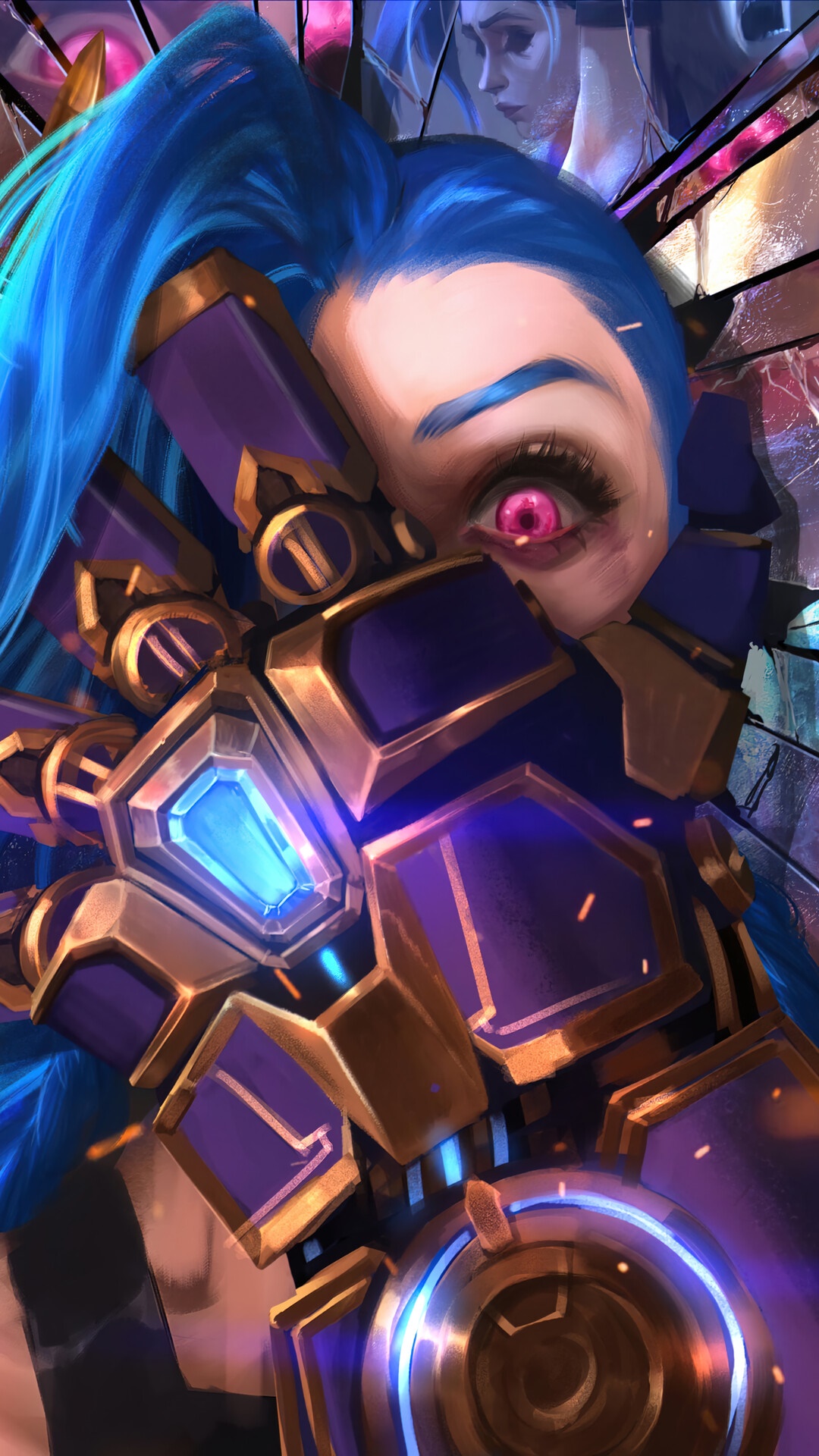 Jinx from Arcane Series HD Phone Wallpaper