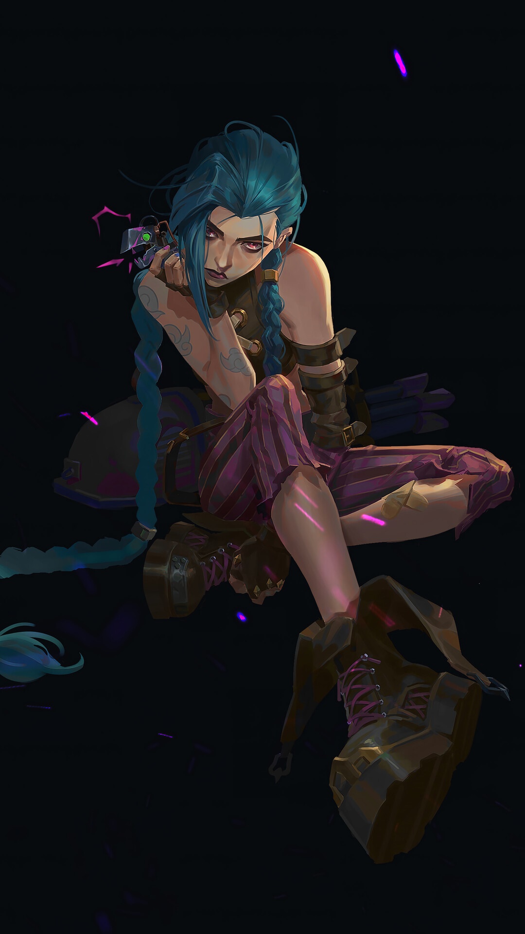 Jinx from Arcane Series HD Phone Wallpaper
