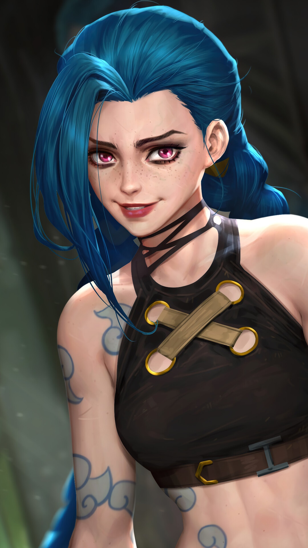 Jinx from Arcane League of Legends HD Phone Wallpaper