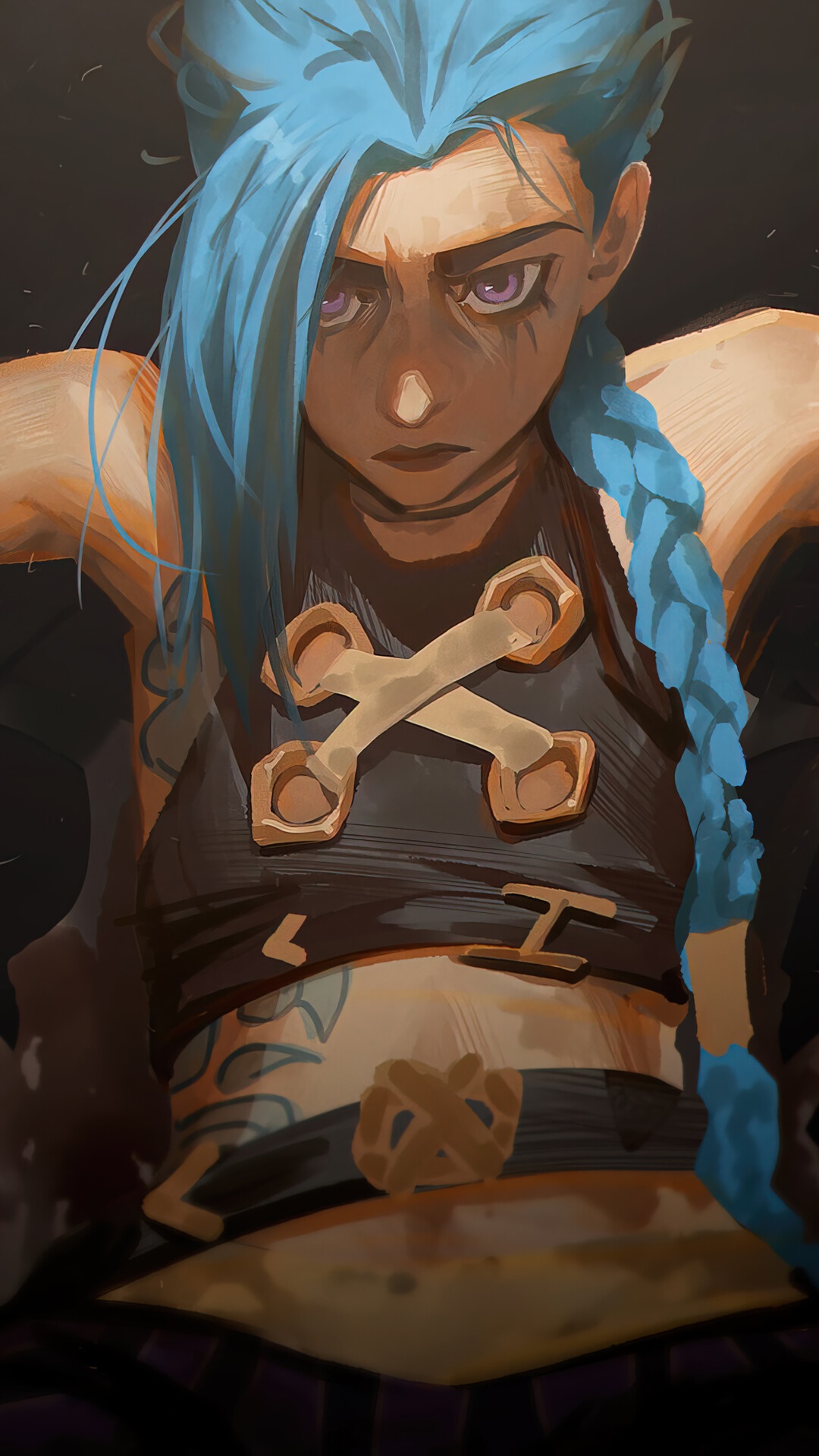 Jinx from Arcane Series HD Phone Wallpaper