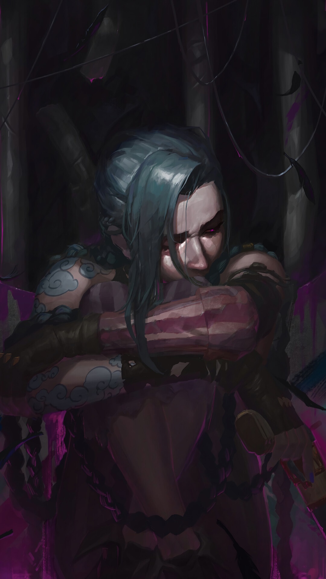 Jinx from Arcane Series HD Phone Wallpaper