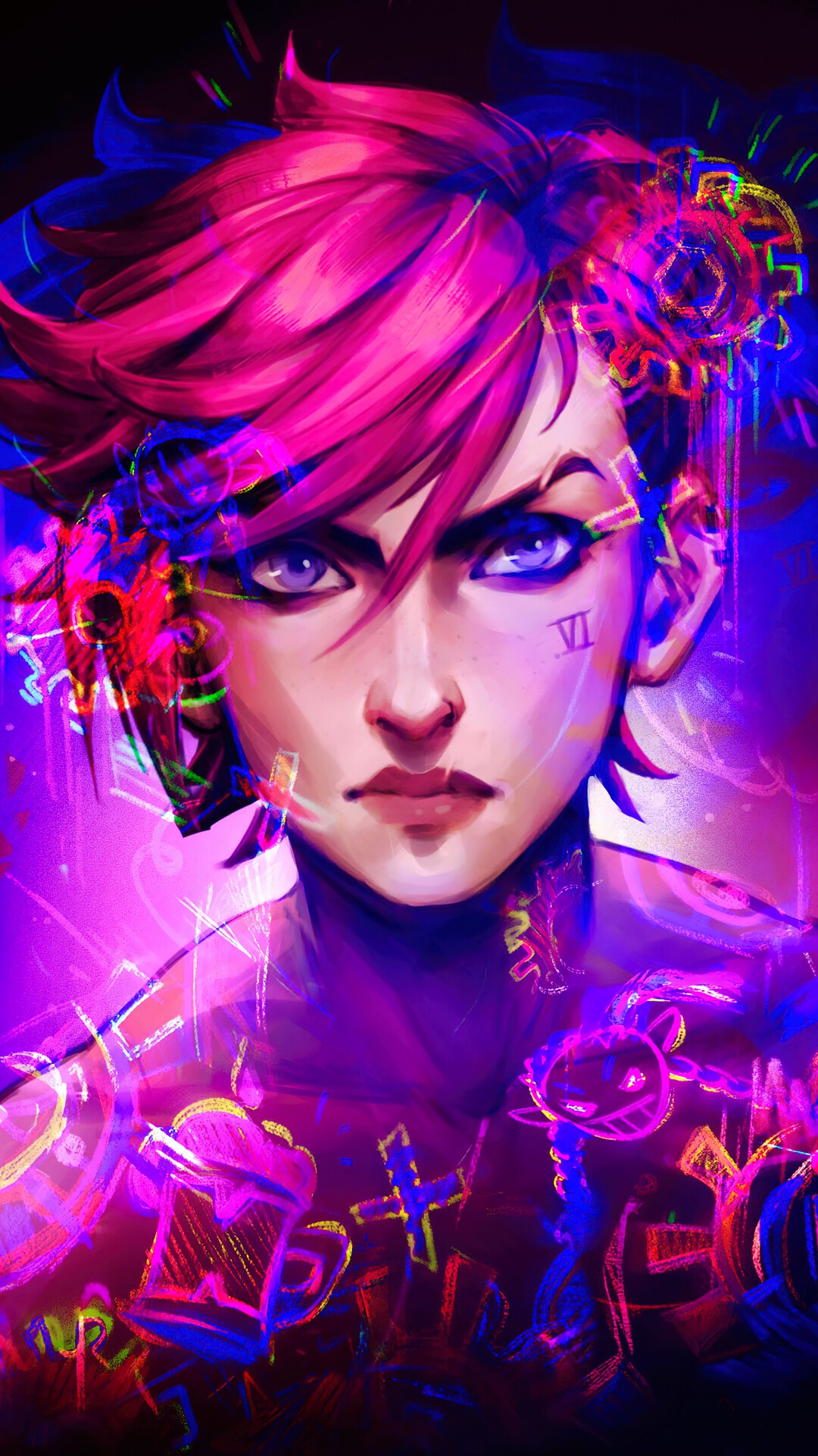 Vi from Arcane League of Legends HD Phone Wallpaper