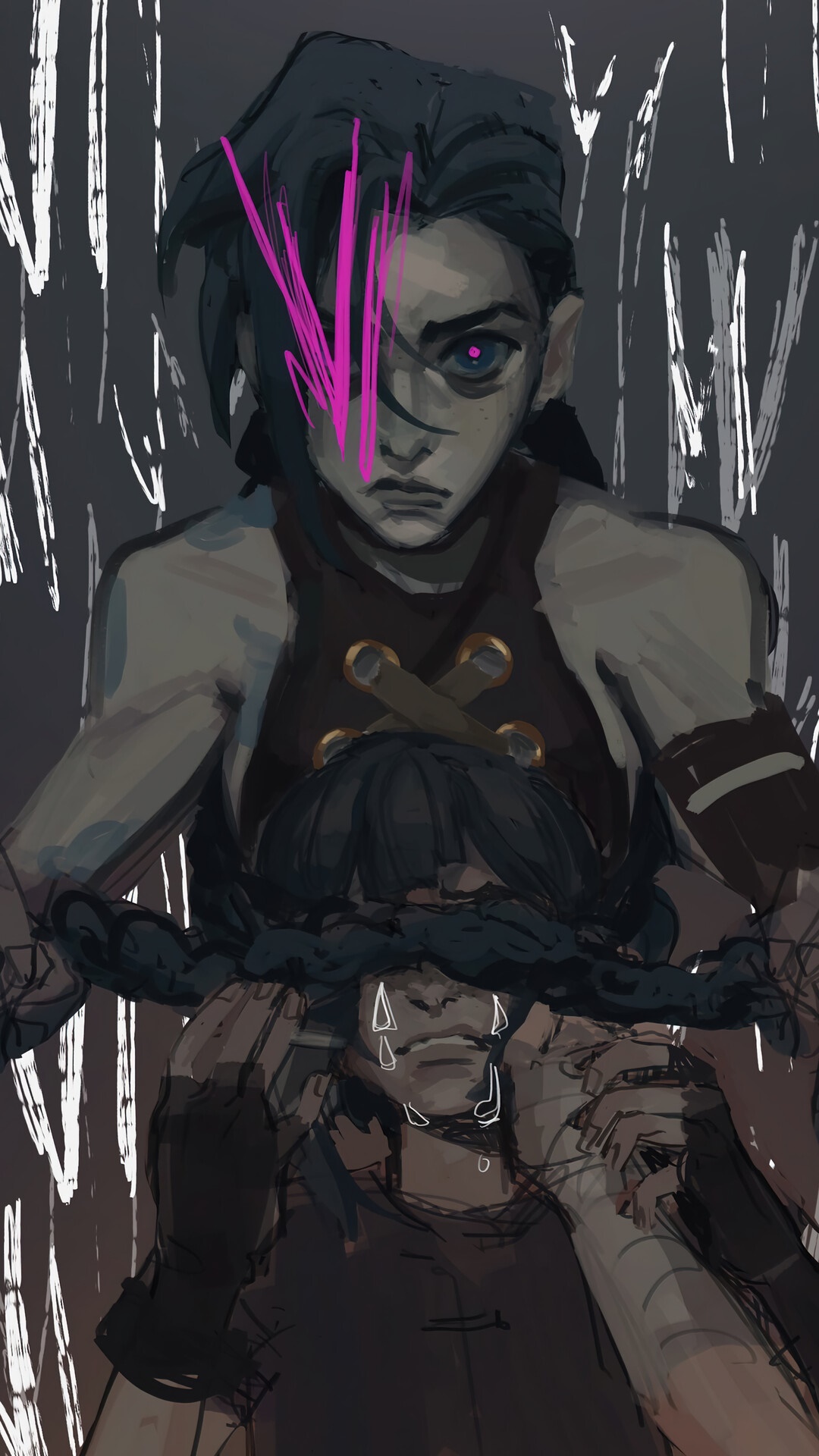 Jinx from Arcane Series HD Phone Wallpaper
