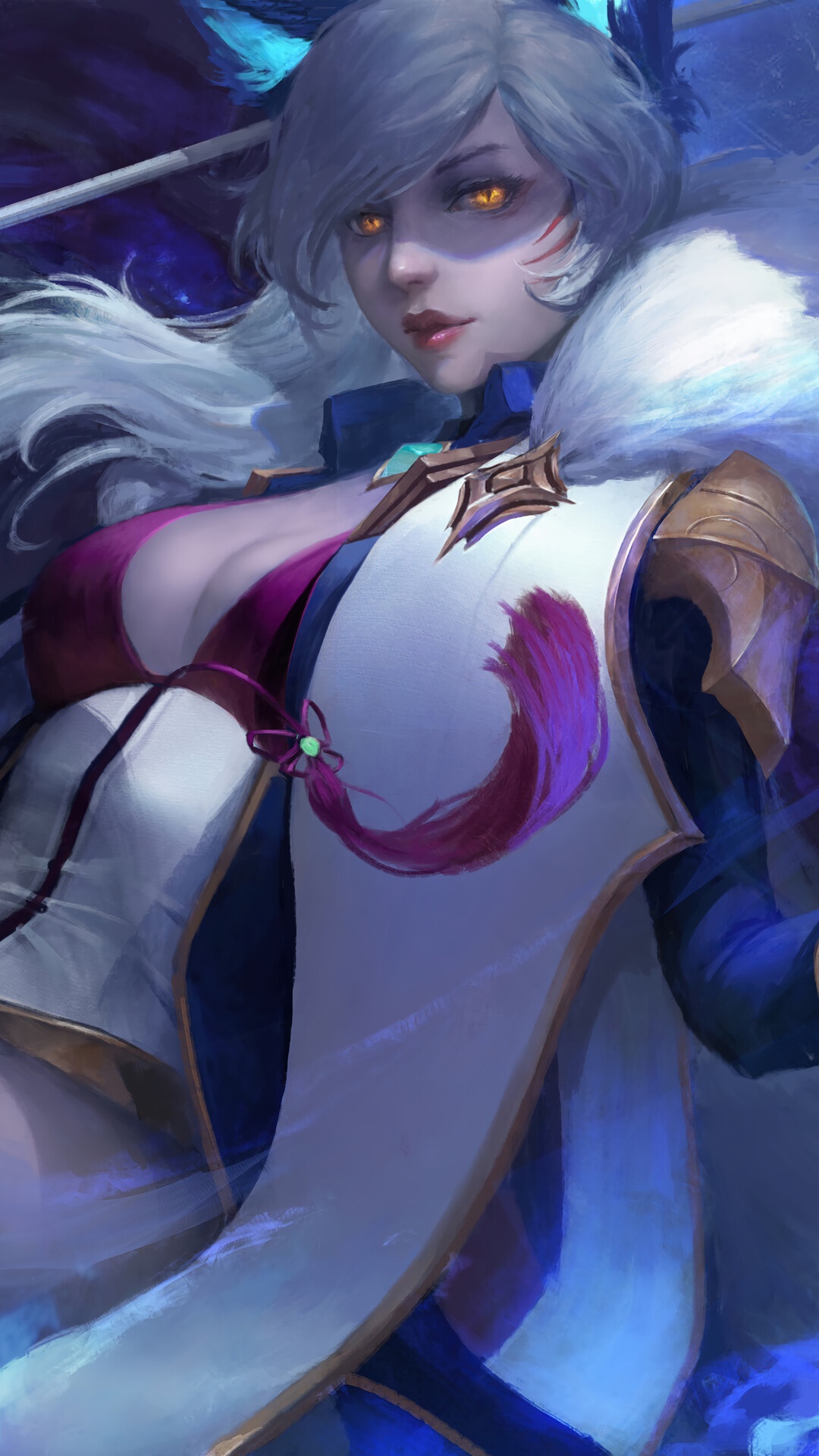 Ahri from League of Legends HD Phone Wallpaper