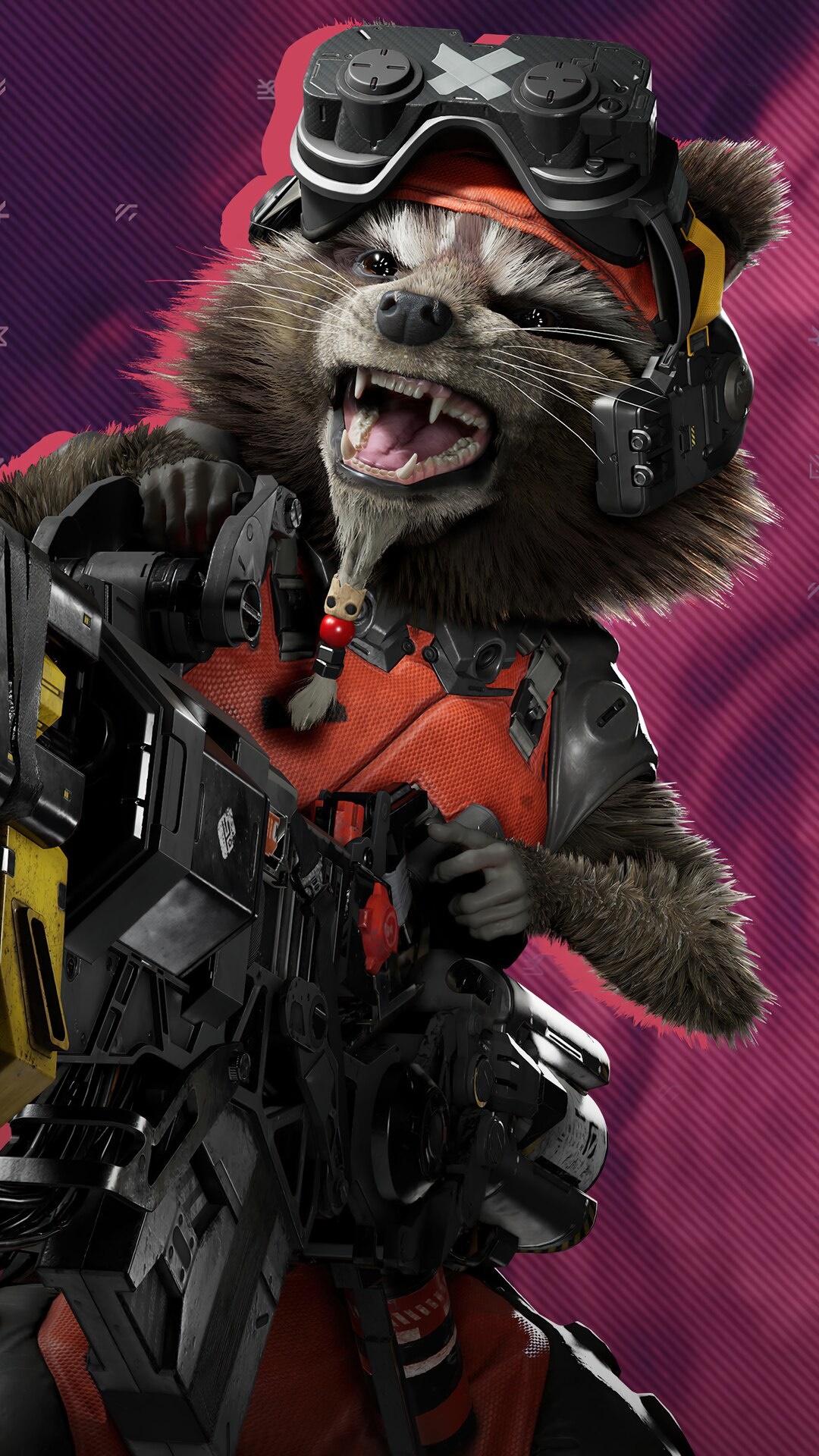 Rocket Raccoon from Marvel's Guardians of the Galaxy HD Phone Wallpaper