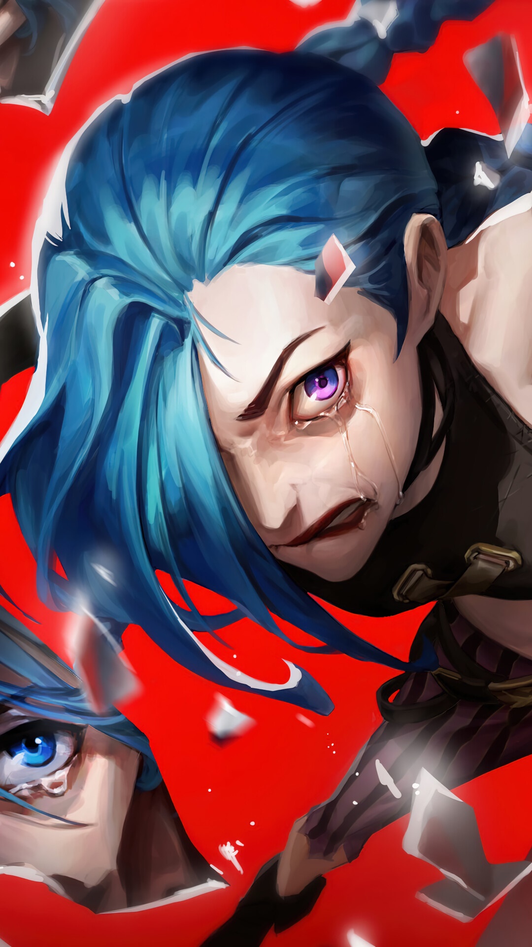 Jinx from Arcane Series and League of Legends HD Phone Wallpaper
