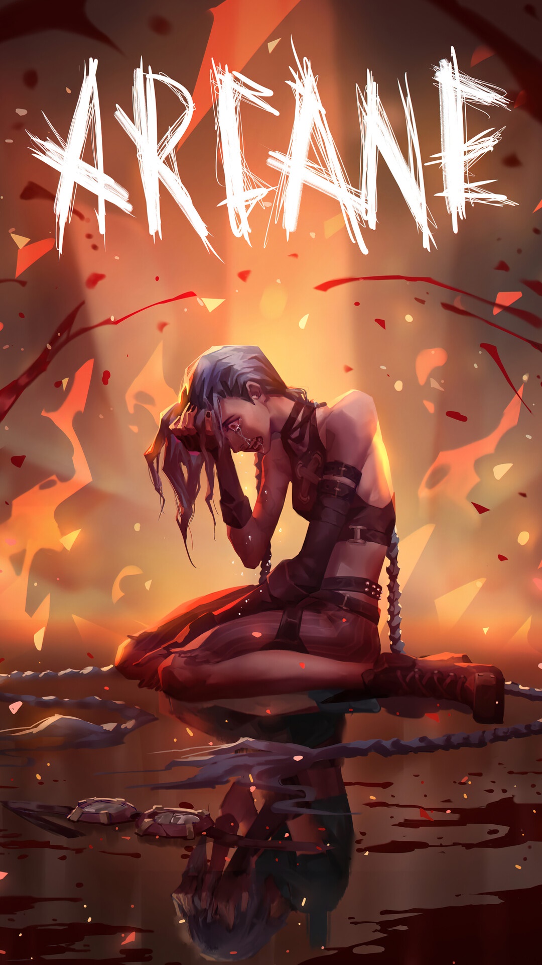 Jinx from Arcane Series HD Phone Wallpaper