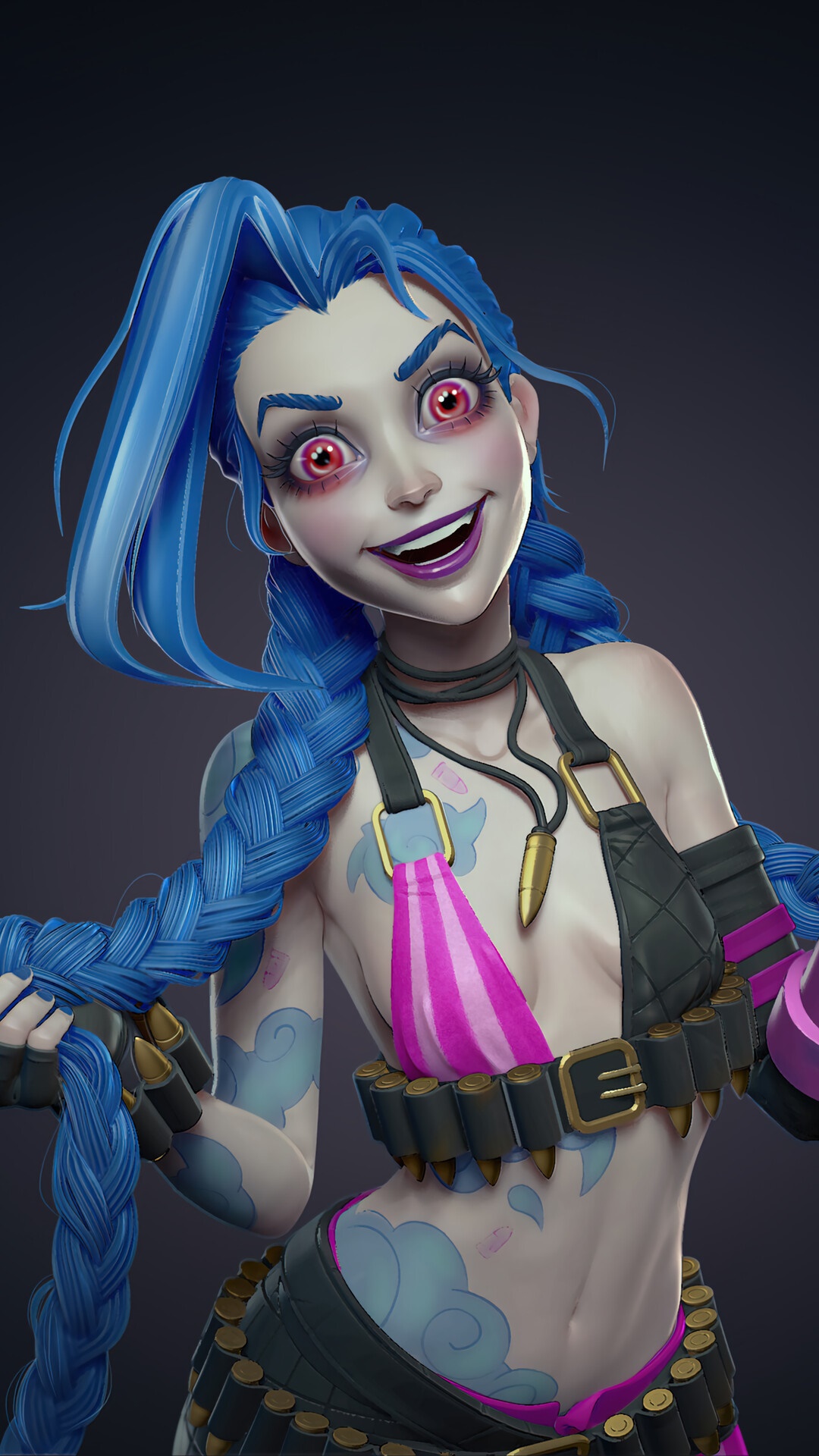Jinx from League of Legends HD Phone Wallpaper