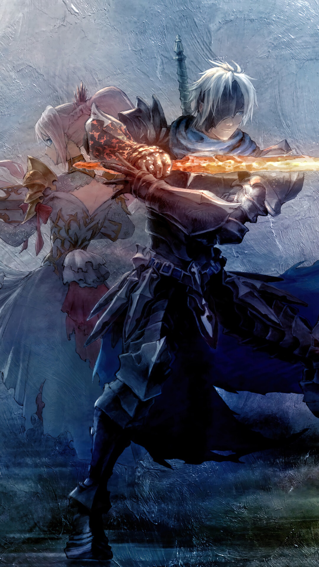 Alphen and Shionne from Tales of Arise HD Phone Wallpaper