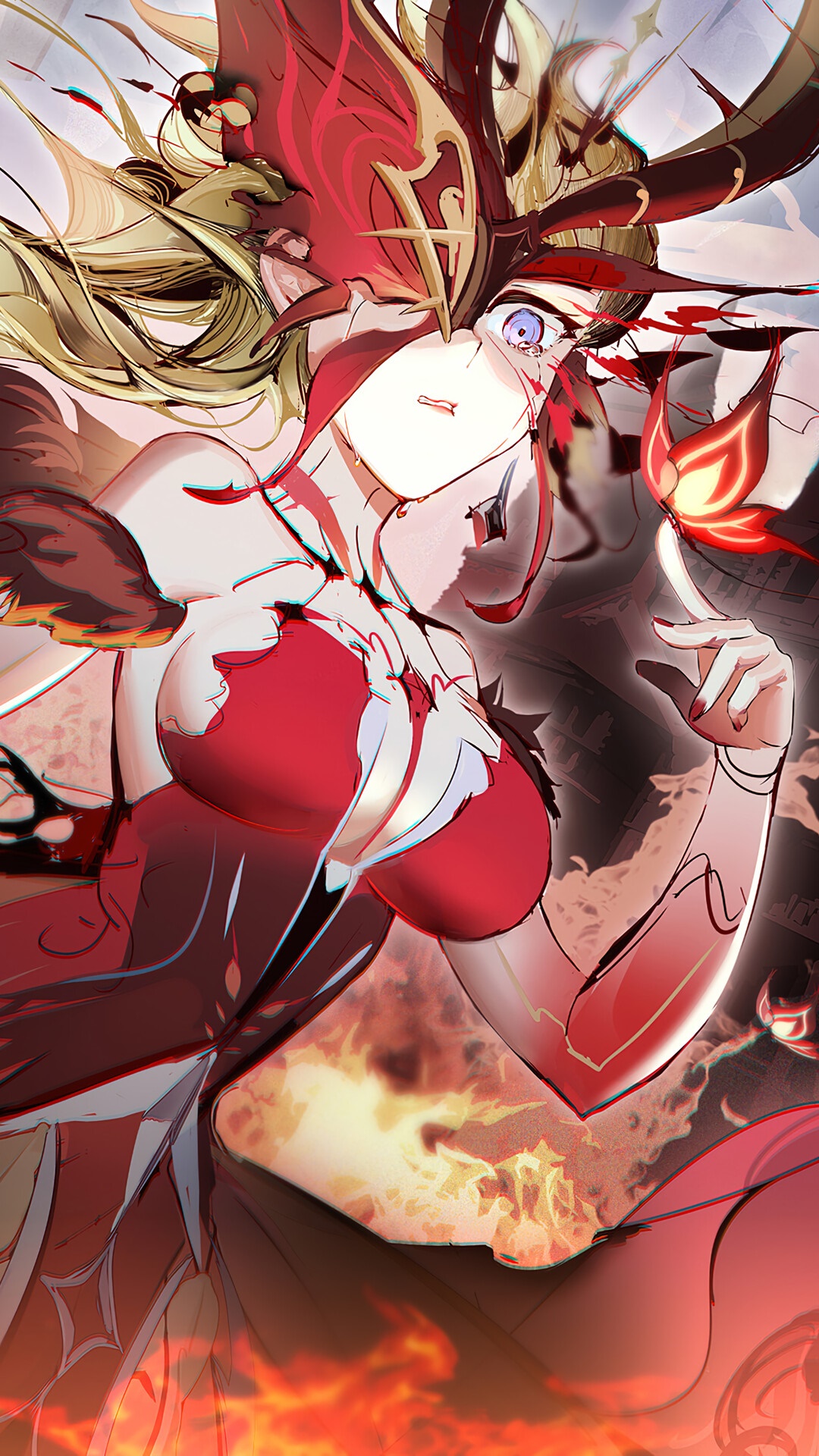 Signora from Genshin Impact HD Phone Wallpaper