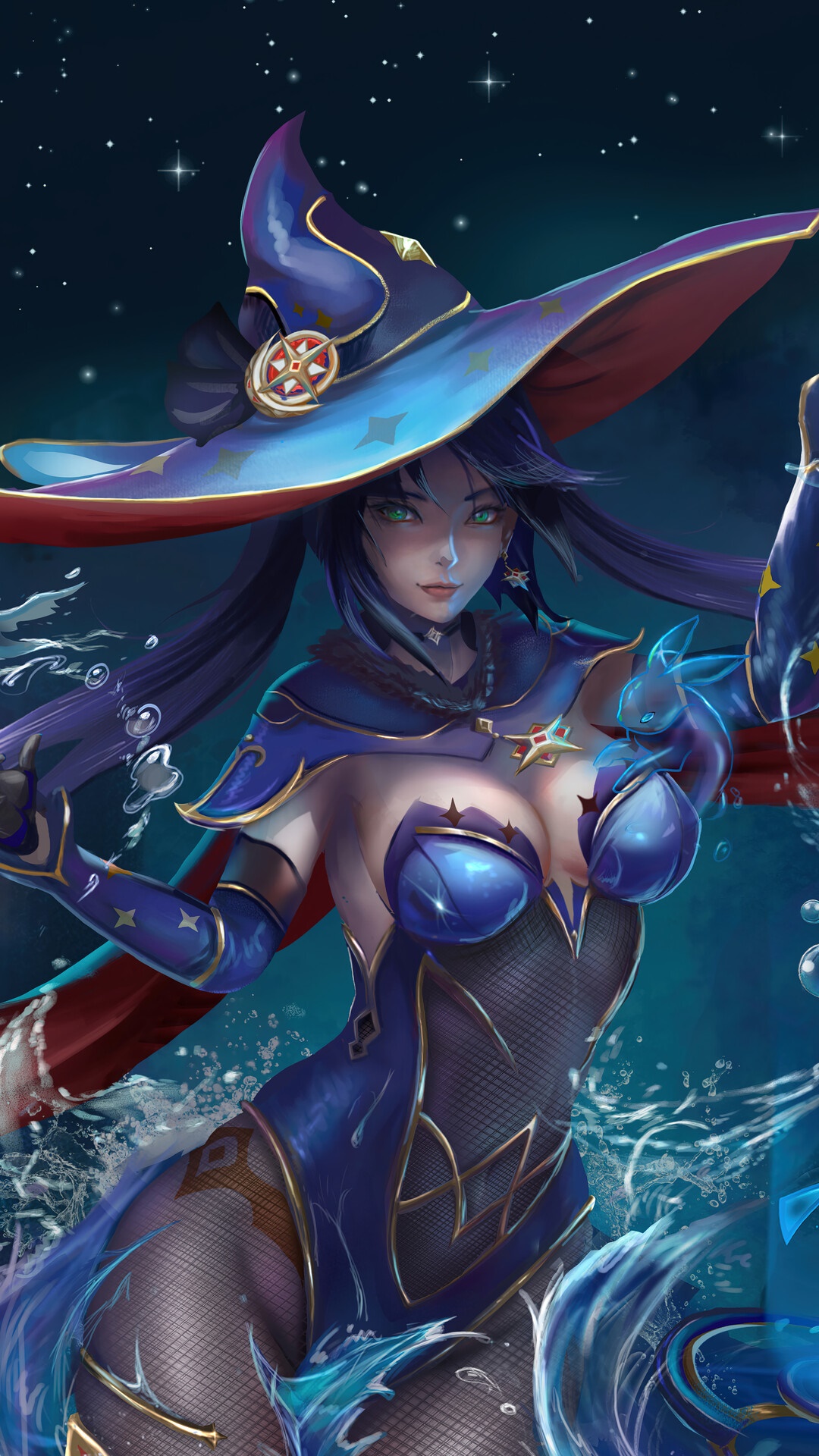 Mona from Genshin Impact HD Phone Wallpaper