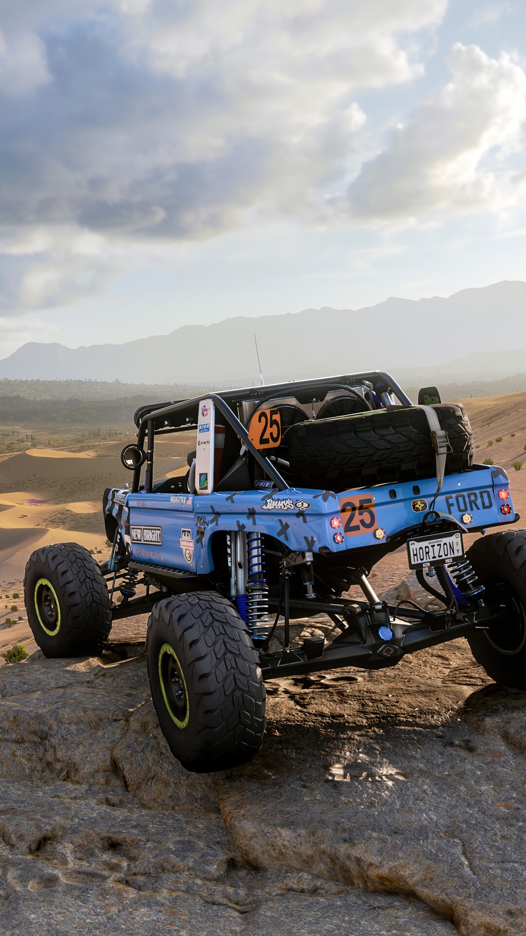 Ford Bronco off-road vehicle in Forza Horizon 5 HD Phone Wallpaper