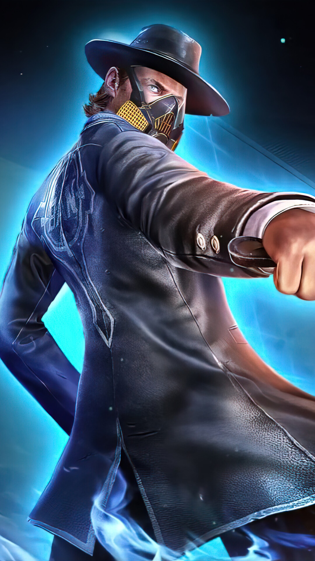 Man in hat and mask from PUBG Mobile HD Phone Wallpaper