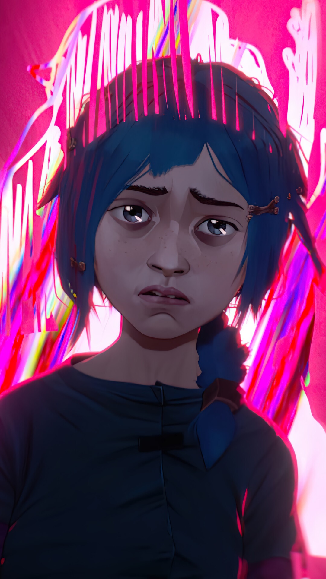 Jinx from Arcane Series HD Phone Wallpaper