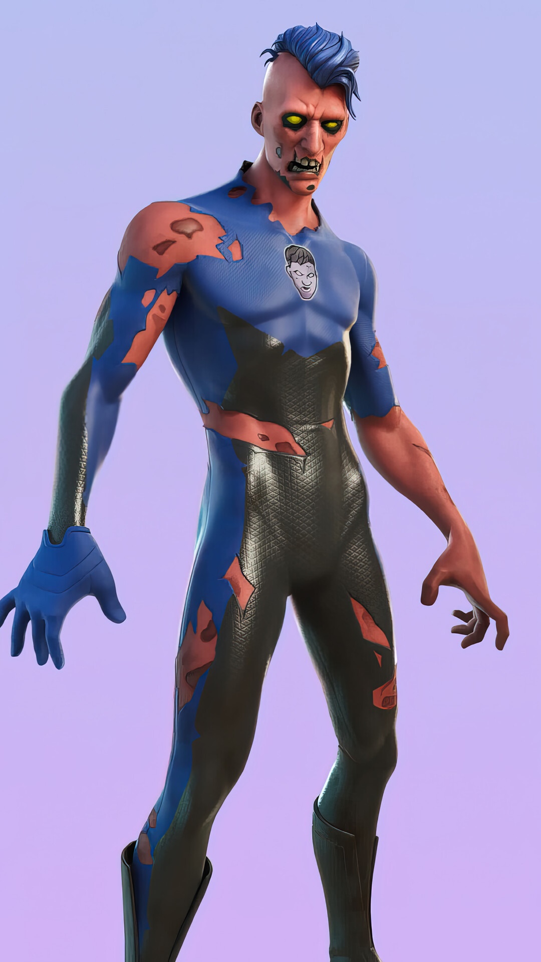 Fortnite Zombie Character HD Phone Wallpaper