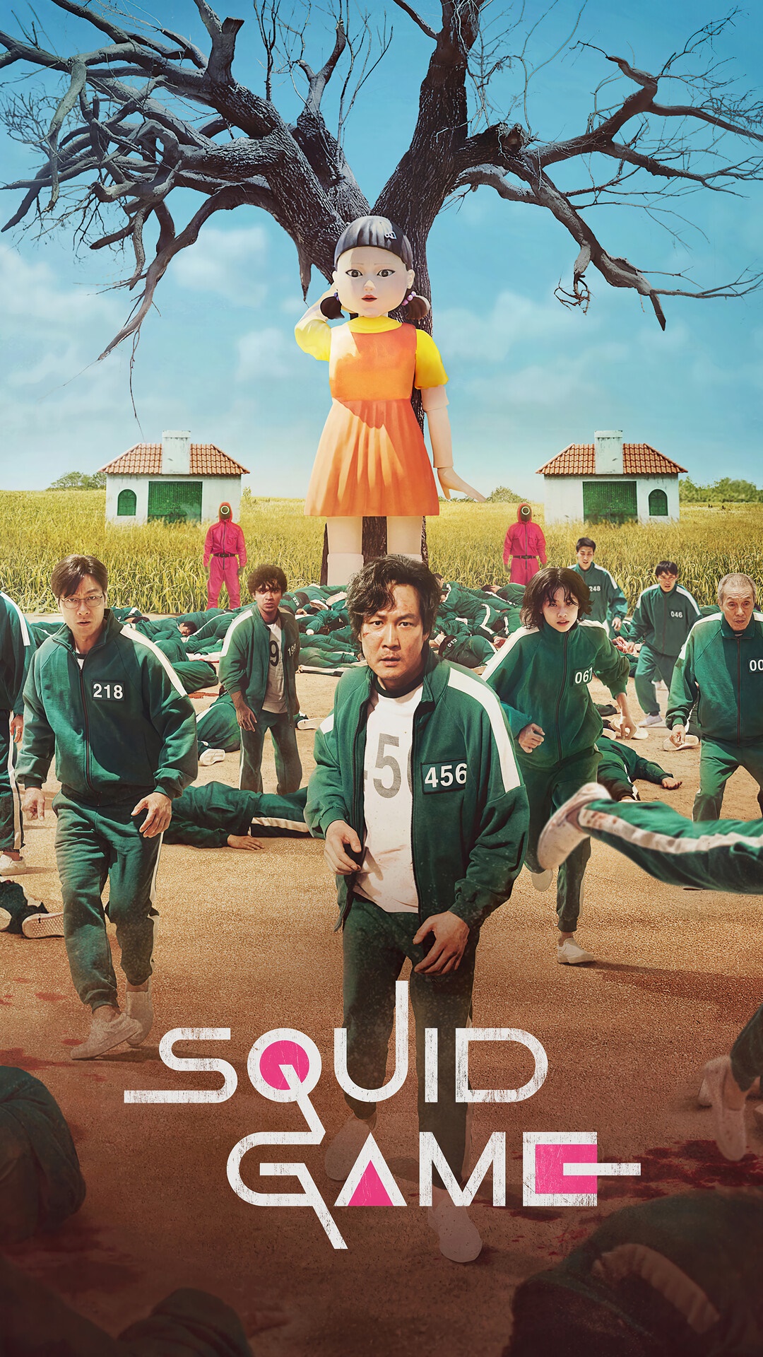 Squid Game TV Series Poster HD Phone Wallpaper