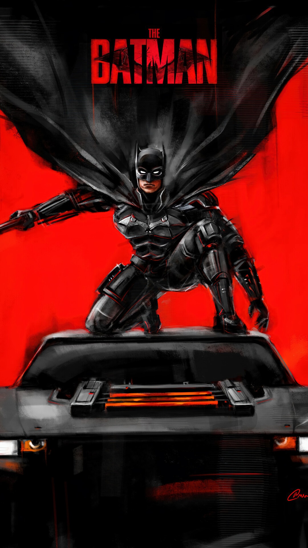 The Batman from The Batman (2022) HD Phone Wallpaper