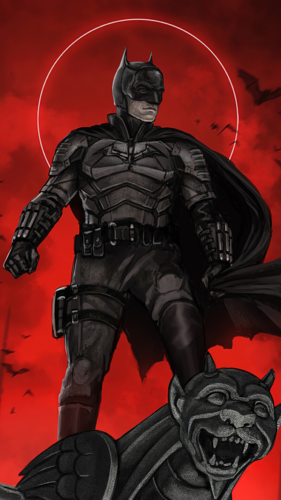 Batman from The Batman (2022) HD Phone Wallpaper