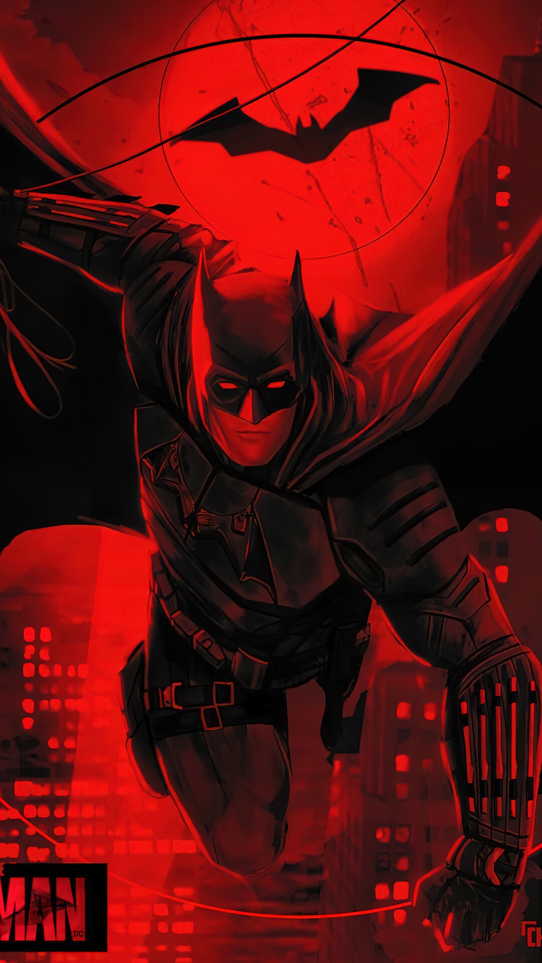 Batman from The Batman (2022) movie HD Phone Wallpaper