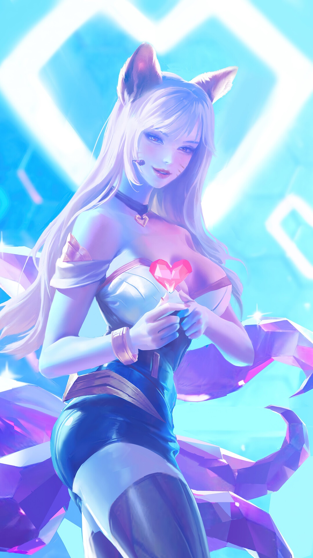 KDA Ahri from League of Legends HD Phone Wallpaper