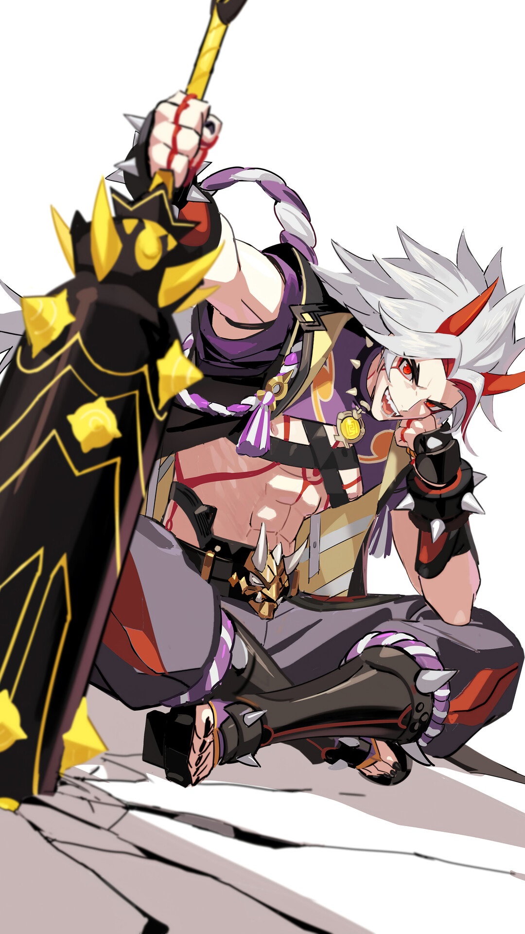 Arataki Itto from Genshin Impact HD Phone Wallpaper