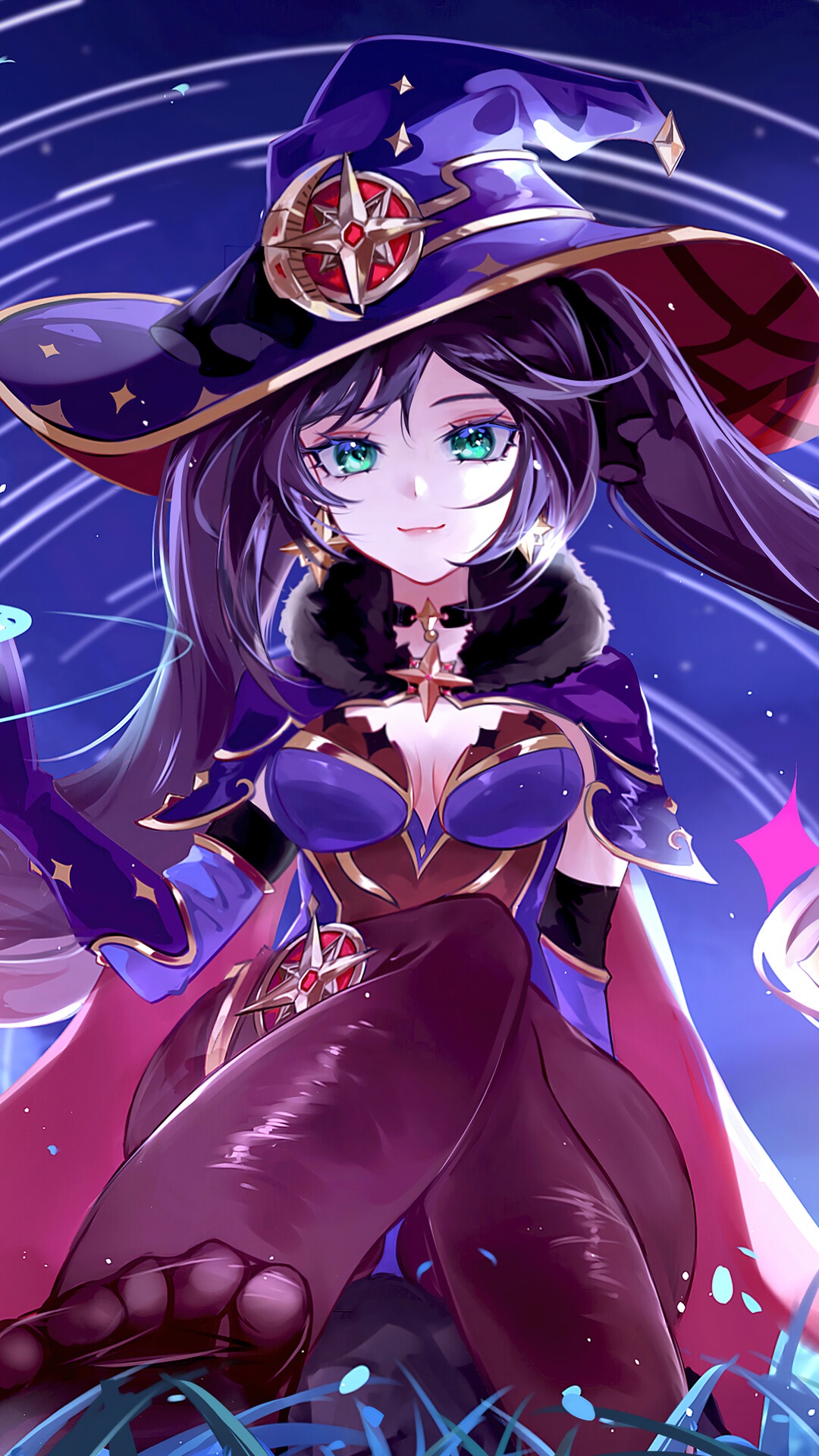 Mona from Genshin Impact HD Phone Wallpaper